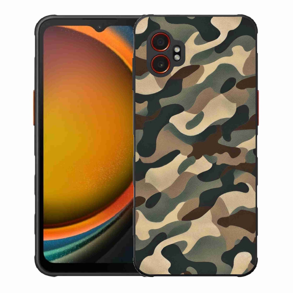 Zselés borítás mmCase Samsung Galaxy Xcover 7 Pro készülékhez - terepszínű minta 11
