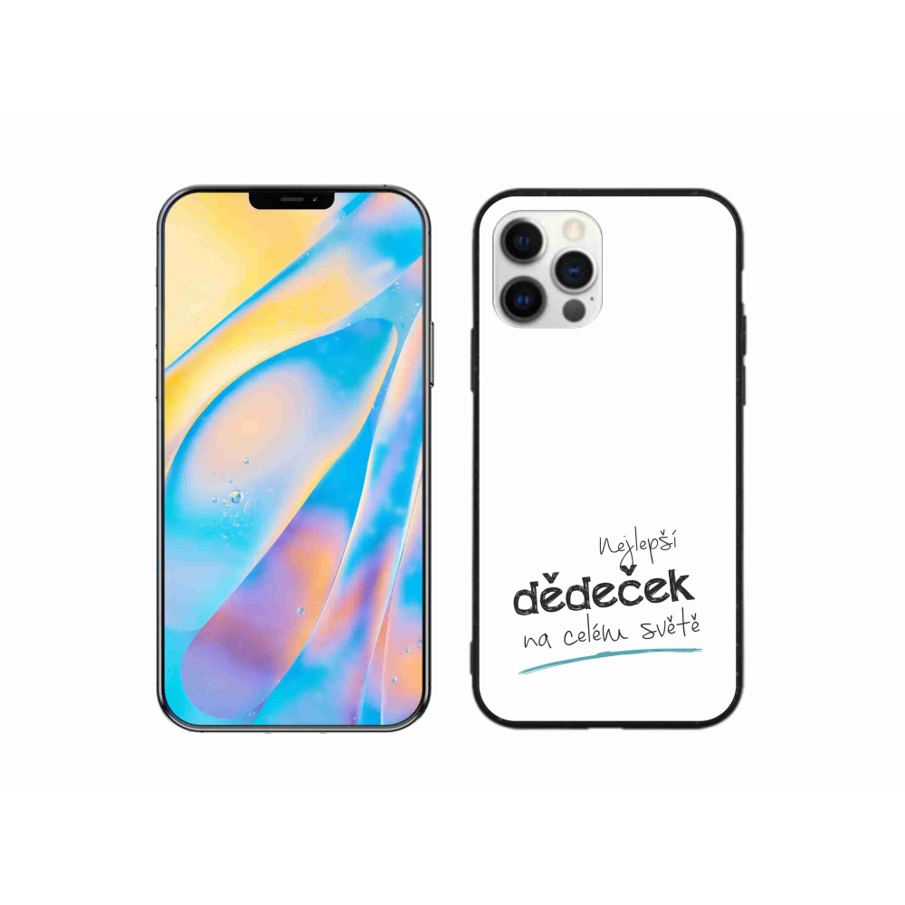 Gél borítás mmCase iPhone 12 Pro készülékhez - Legjobb nagypapa 3 fehér háttér