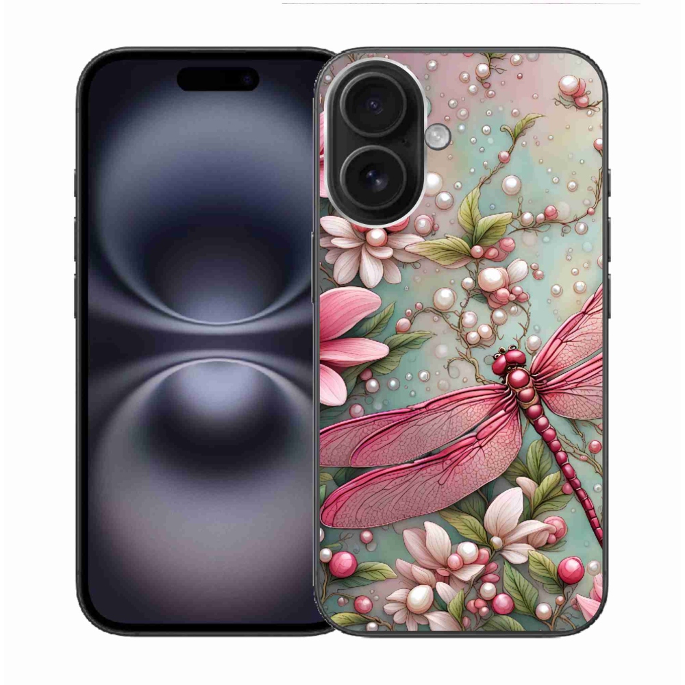 Gél borítás mmCase iPhone 16 készülékhez - szitakötő