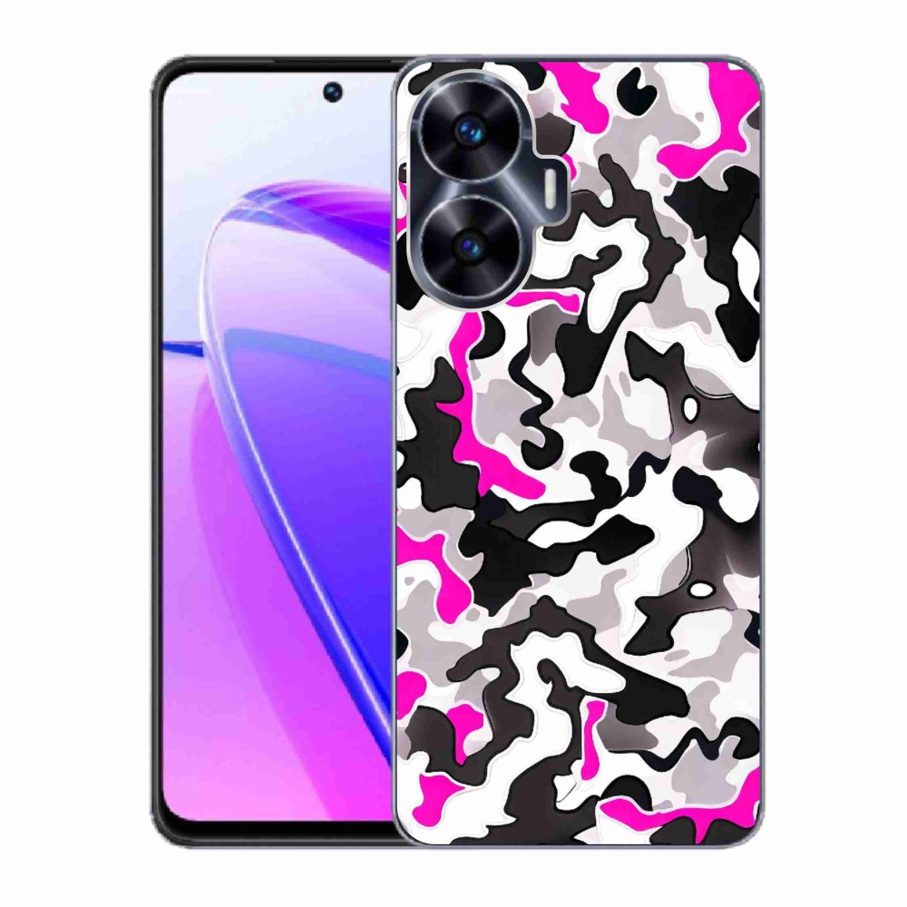 Zselés borítás mmCase a Realme C55 készülékhez - álcázó minta 5