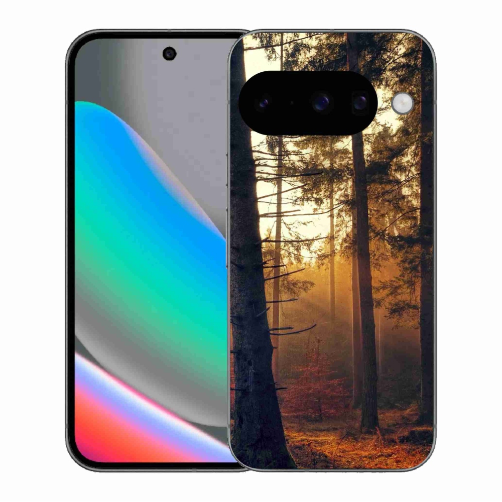 Zselés borítás mmCase a Google Pixel 10 számára - erdő