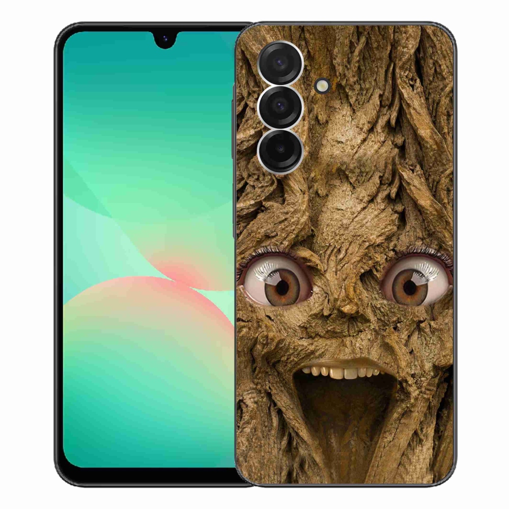 Gél borítás mmCase Samsung Galaxy A26 5G - vidám fa szemekkel