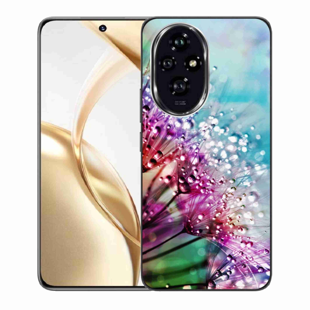 Zselés borító mmCase a Honor 200 5G készülékhez - színes virágok