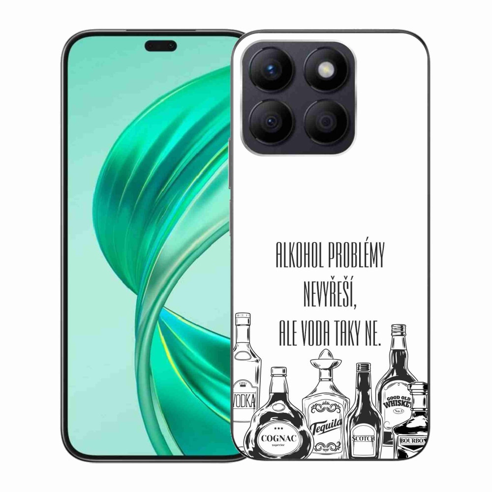 Gél borító mmCase a Honor X8b készülékhez - vicces szöveg fehér háttérrel