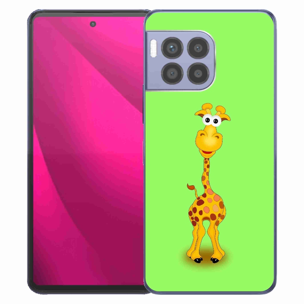 Zselés borítás mmCase a T-Mobile T Phone 2 Pro készülékhez - rajzfilm zsiráf