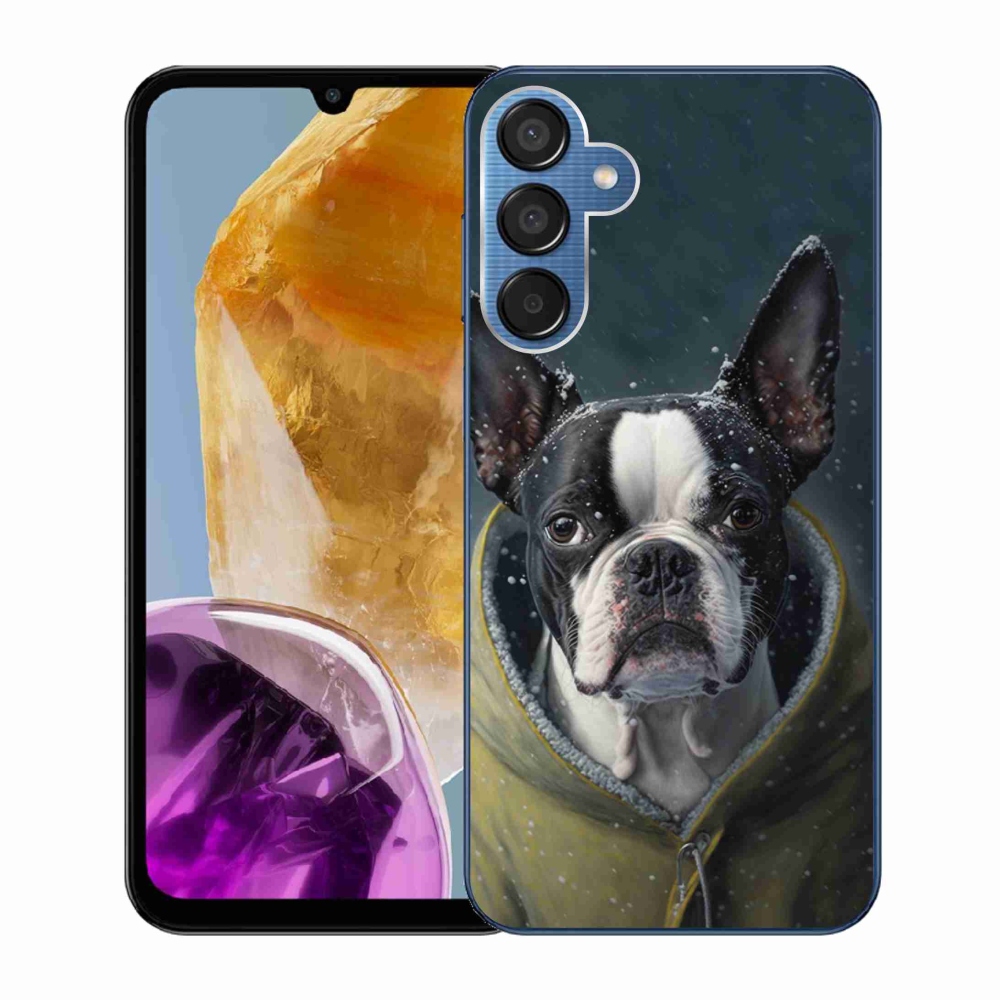 Zselés borítás mmCase Samsung Galaxy M15 5G - bulldog