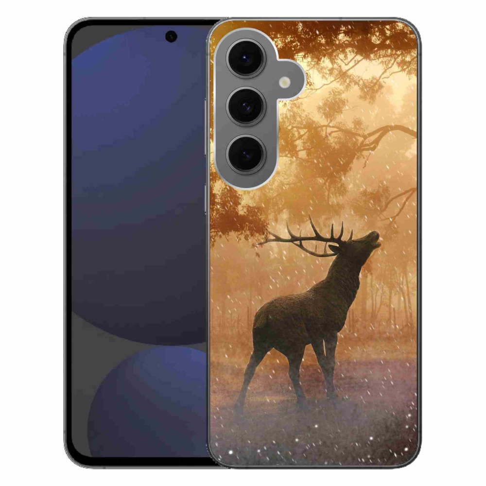 Zselés borítás mmCase Samsung Galaxy S24 FE készülékhez - szarvas a vadonban