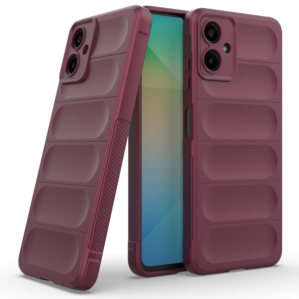 Rugg tartós zselés tok Samsung Galaxy A06 4G - bordó színben