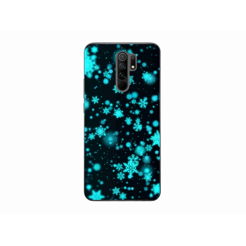 Gél borítás mmCase a Xiaomi Redmi 9-hez - hópelyhek 1