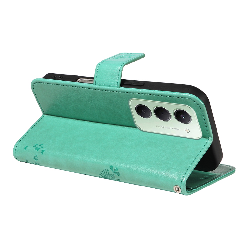 Fák könyve tok Xiaomi Redmi 15 4G (171mm) - teáskék színű