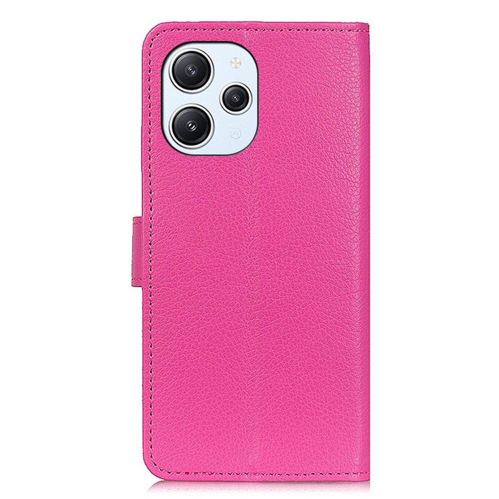 Litchie könyv tok a Xiaomi Redmi 12 4G/5G készülékhez - rózsaszínű