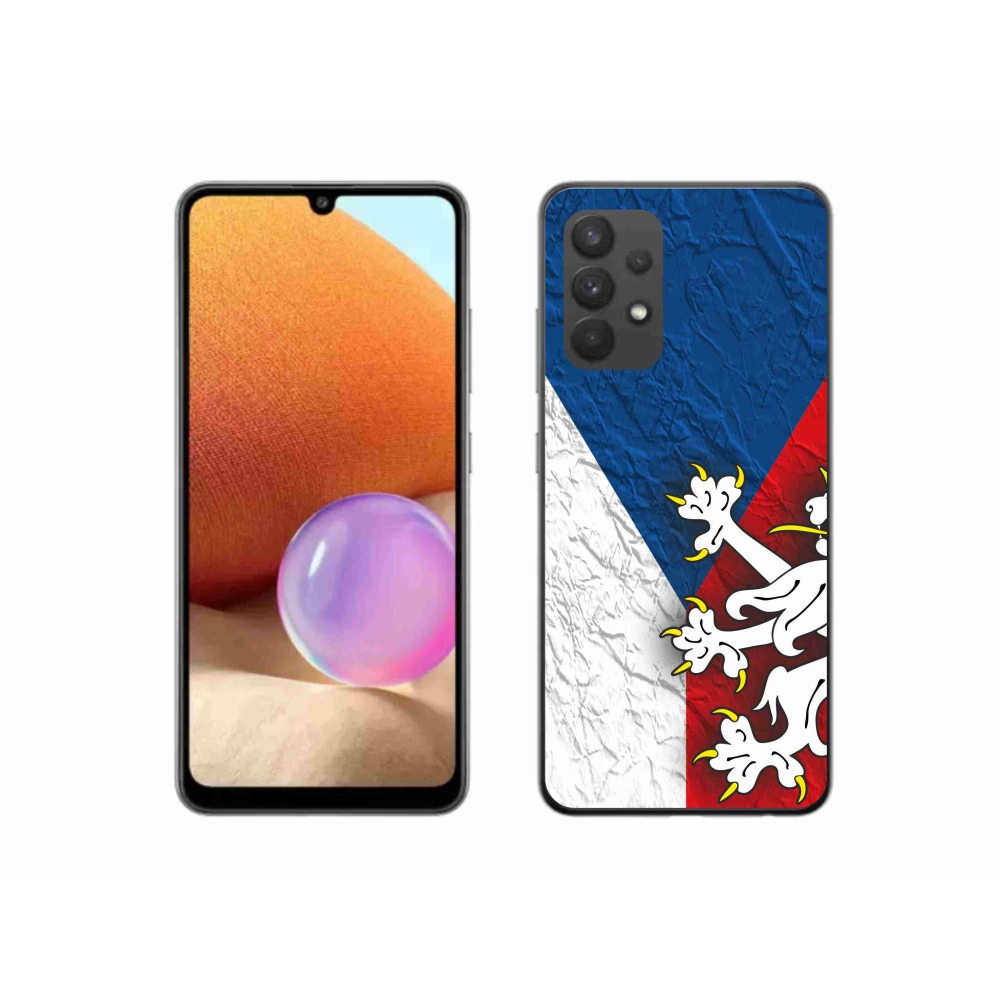 Gél védőhuzat mmCase Samsung Galaxy A32 4G - cseh zászló 1