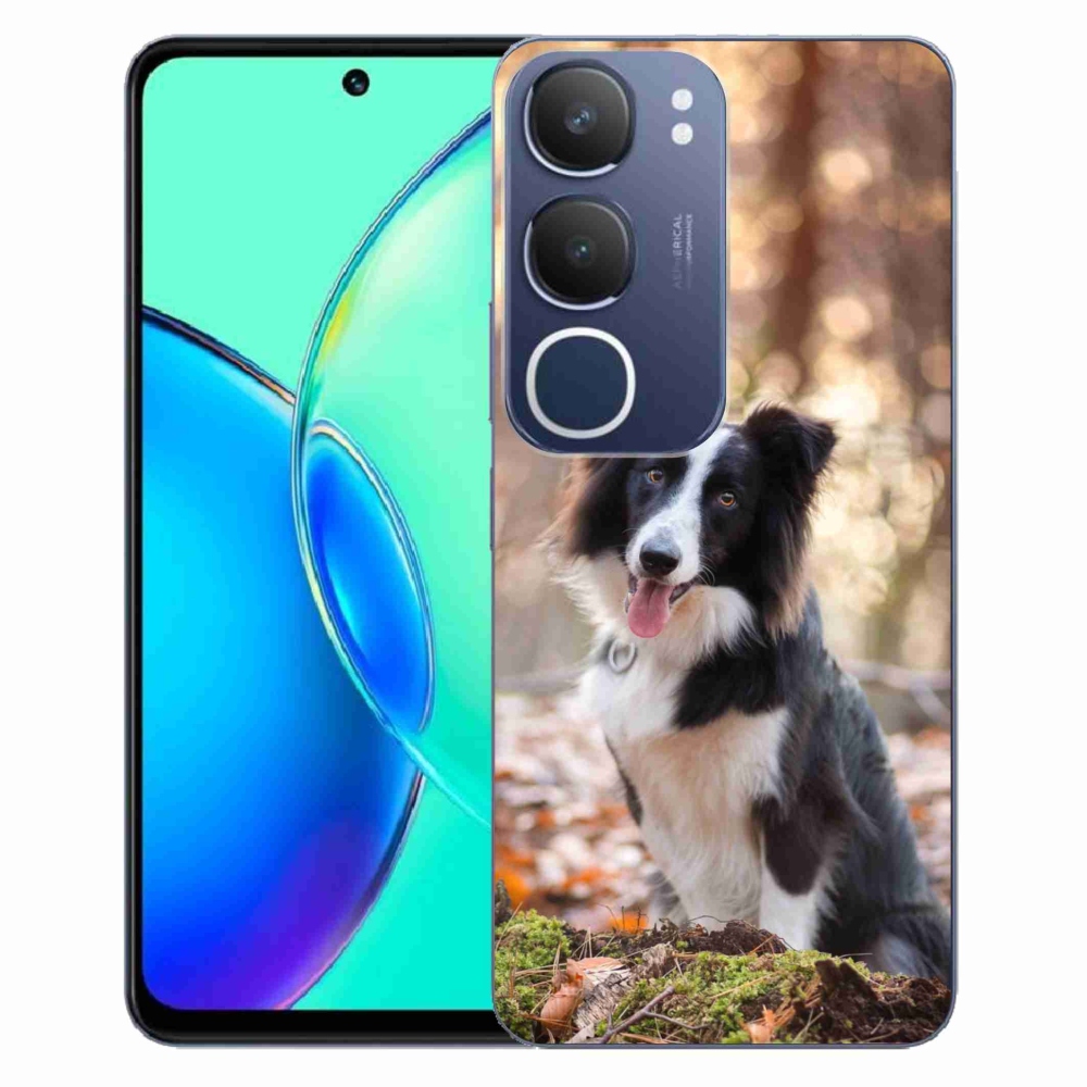 Zselés borító mmCase a Vivo Y19s készülékhez - border colie 1