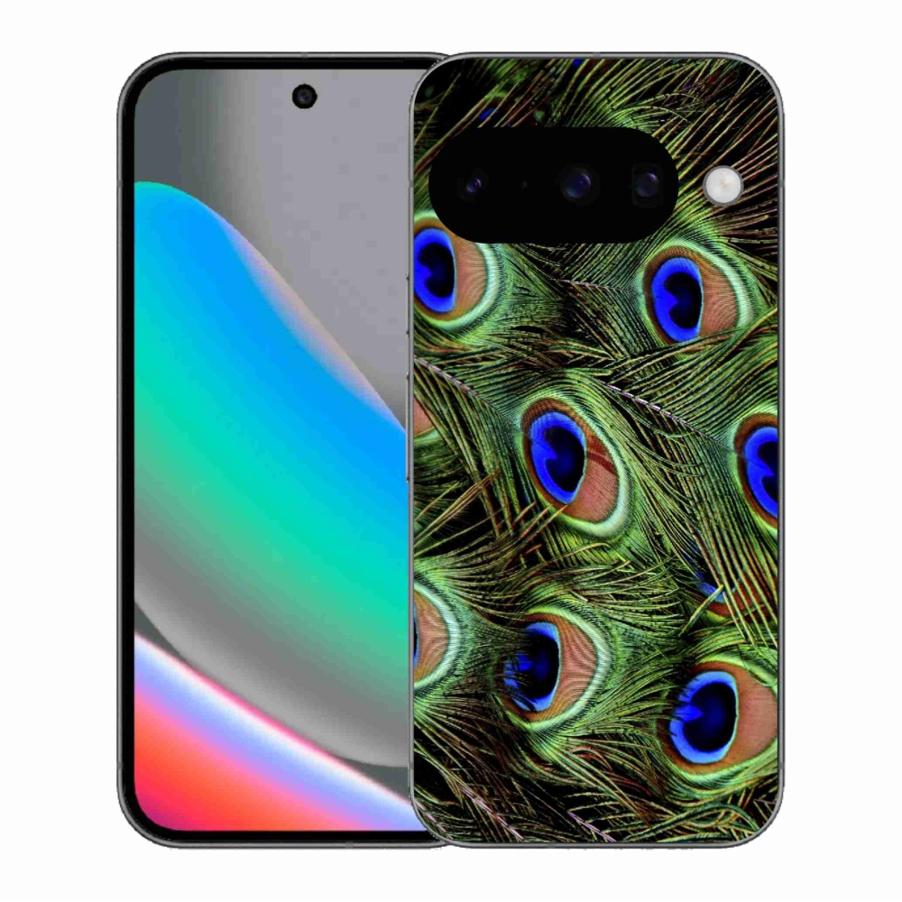 Zselés borítás mmCase a Google Pixel 10 készülékhez - pávatoll