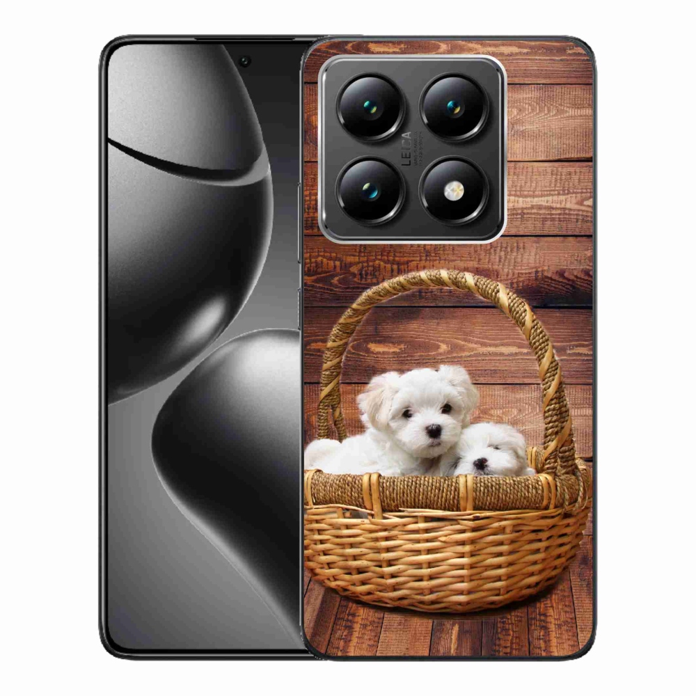 Gél borítás mmCase a Xiaomi 14T-hez - kölyökkutyák