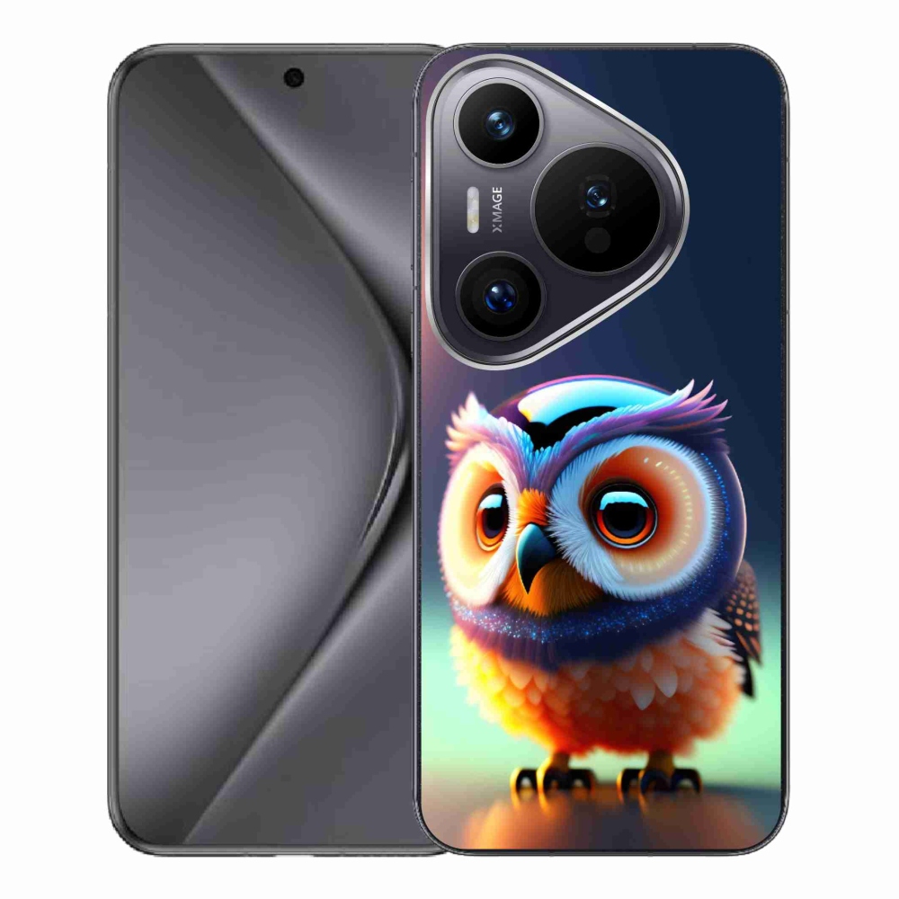 Gél borítás mmCase a Huawei Pura 70 Pro készülékhez - bagoly