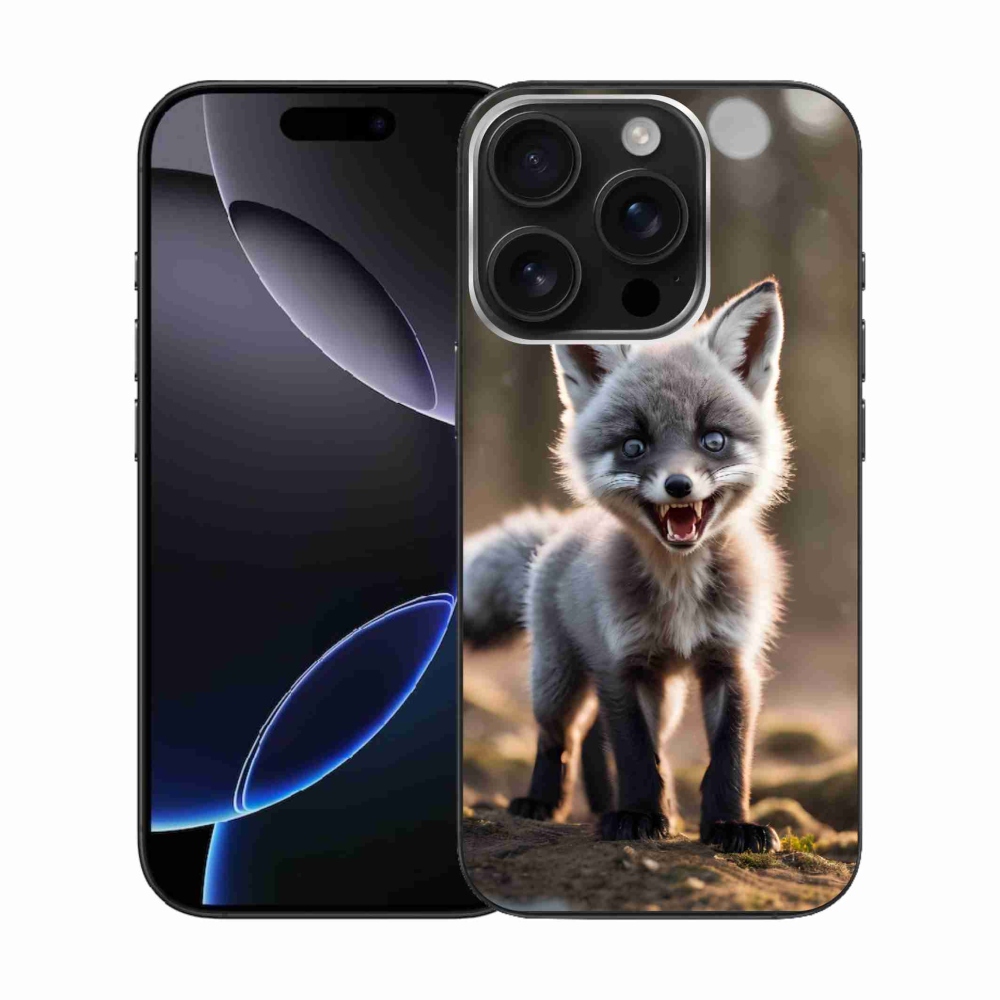 Zselés borítás mmCase iPhone 16 Pro készülékhez - angry fox