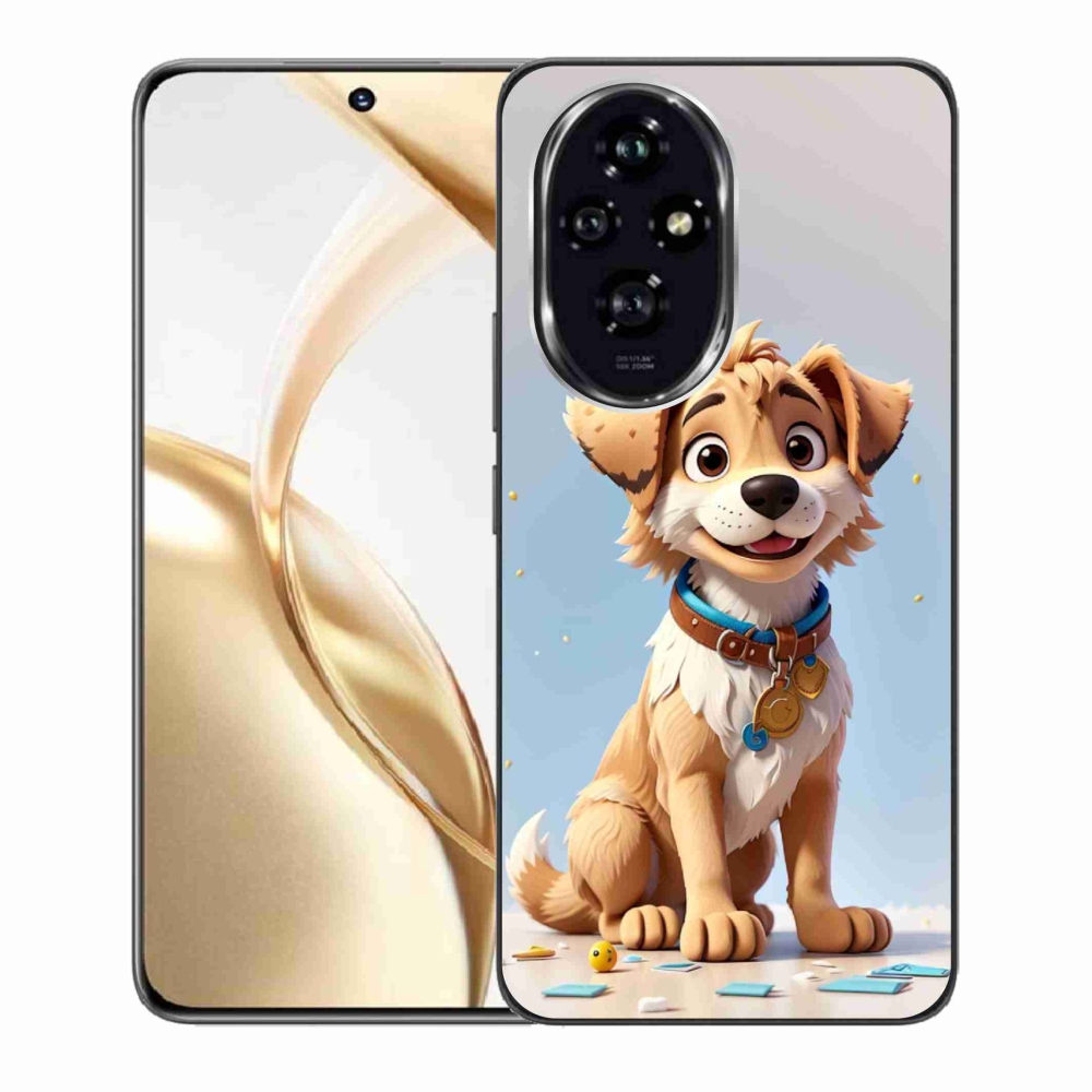 Zselés borítás mmCase a Honor 200 5G számára - rajzfilm kölyökkutya
