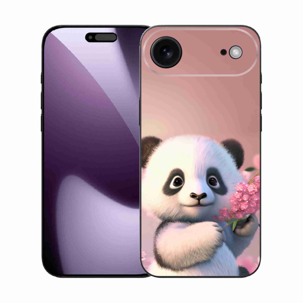 Gél borítás mmCase iPhone 17 Air készülékhez - aranyos panda