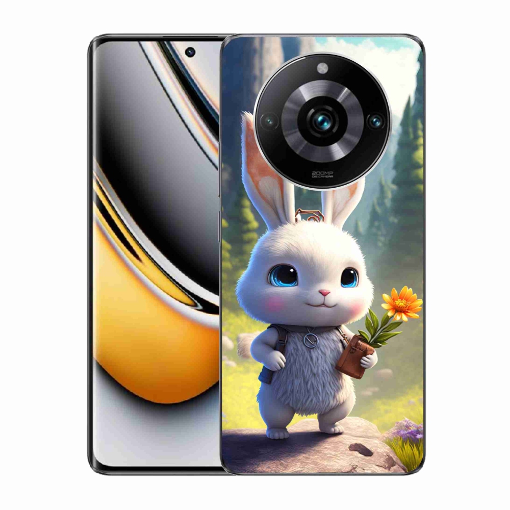 Gél védőburkolat mmCase a Realme 11 Pro/11 Pro+ készülékhez - aranyos nyuszi