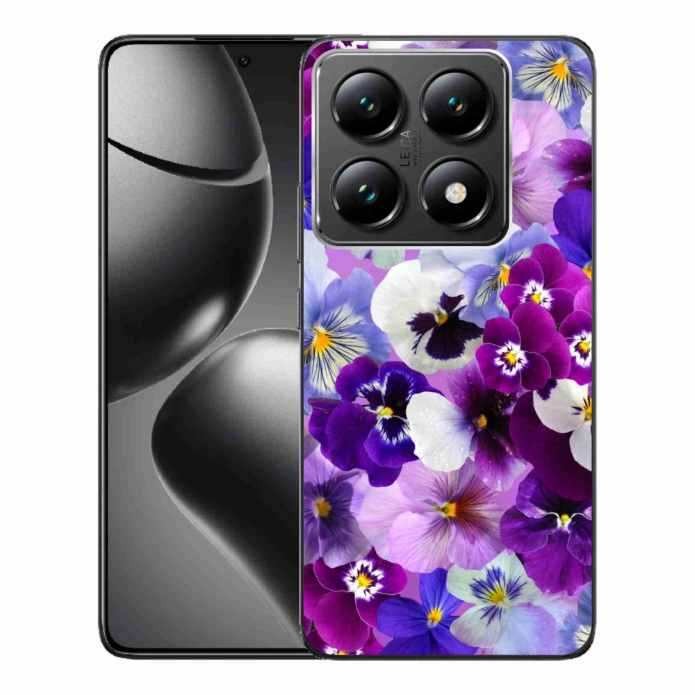 Gél borítás mmCase a Xiaomi 14T Pro számára - virágok 9