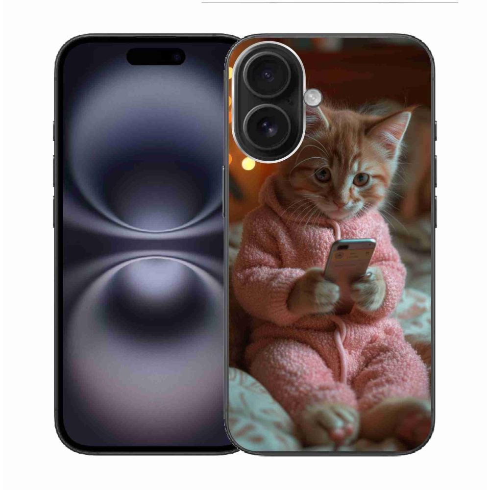 Zselés borítás mmCase iPhone 16-hoz - baba mobillal