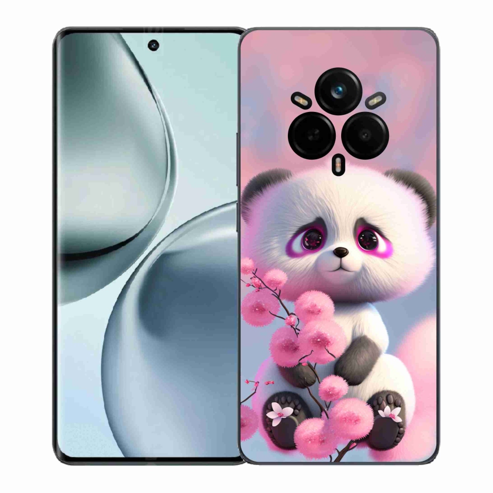 Gél borítás mmCase a Realme 14 Pro 5G számára - aranyos panda 1