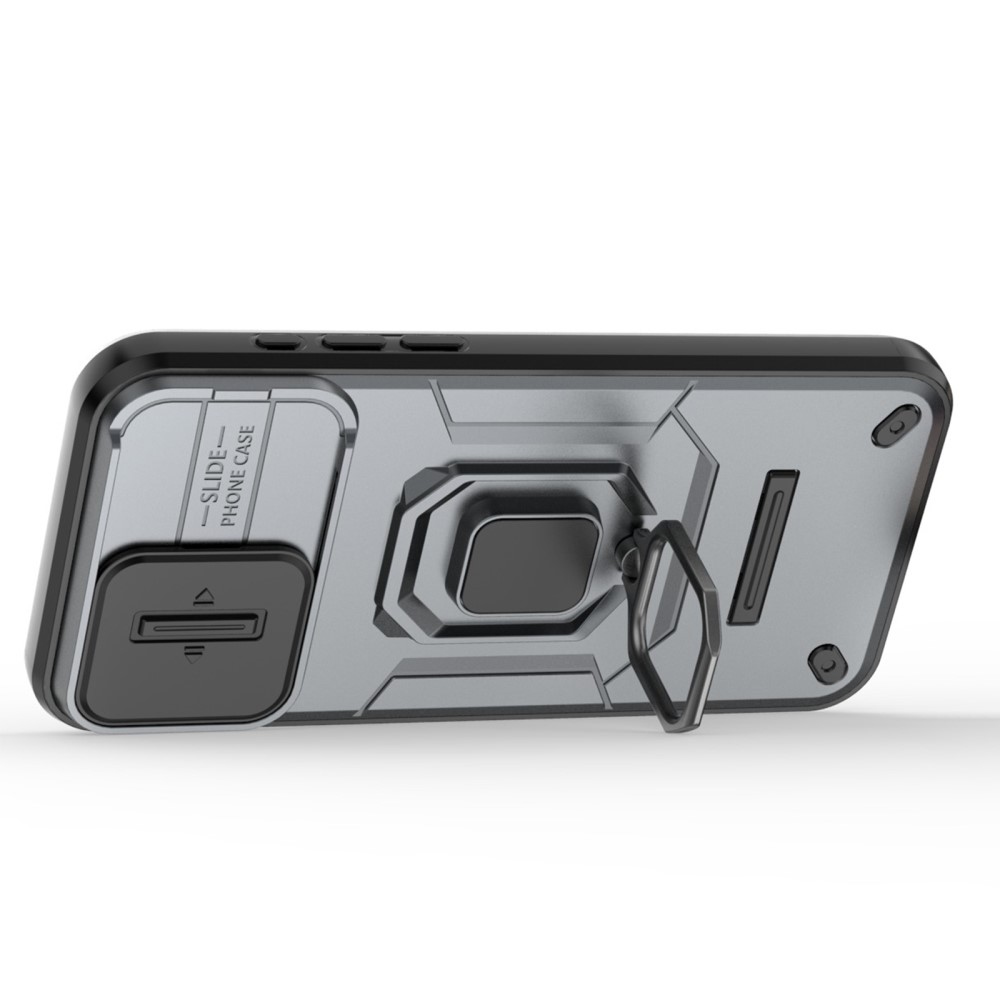 Ütésálló borítás iPhone 15 Pro készülékhez - szürke