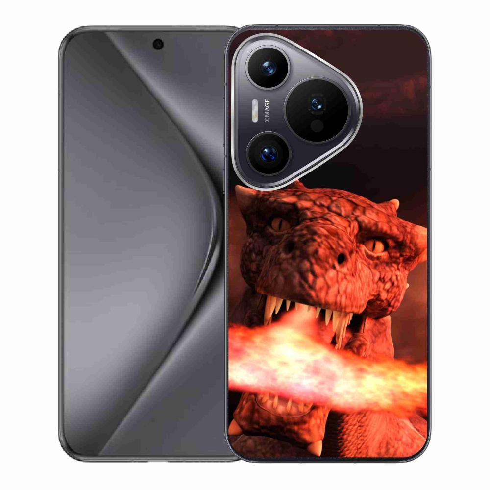 Zselés borítás mmCase a Huawei Pura 70-hez - sárkány