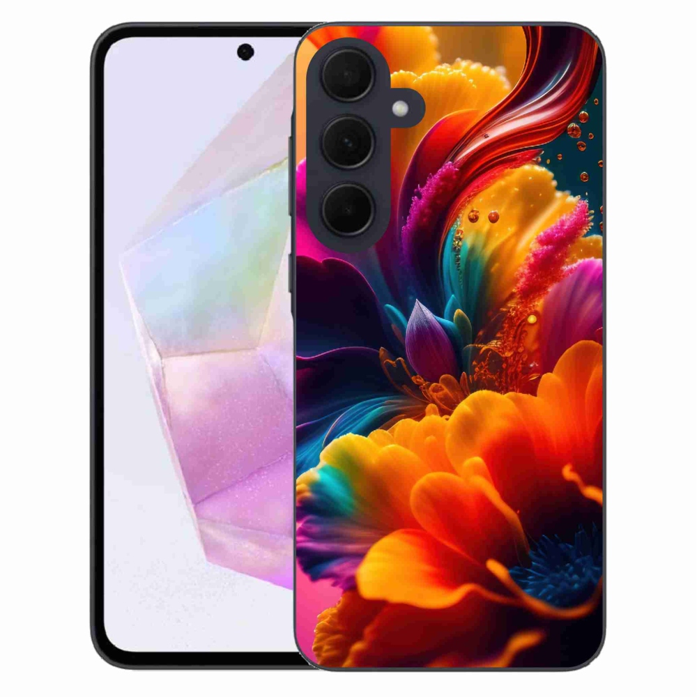 Gél védőburkolat mmCase Samsung Galaxy A35 5G - absztrakt motívum 2