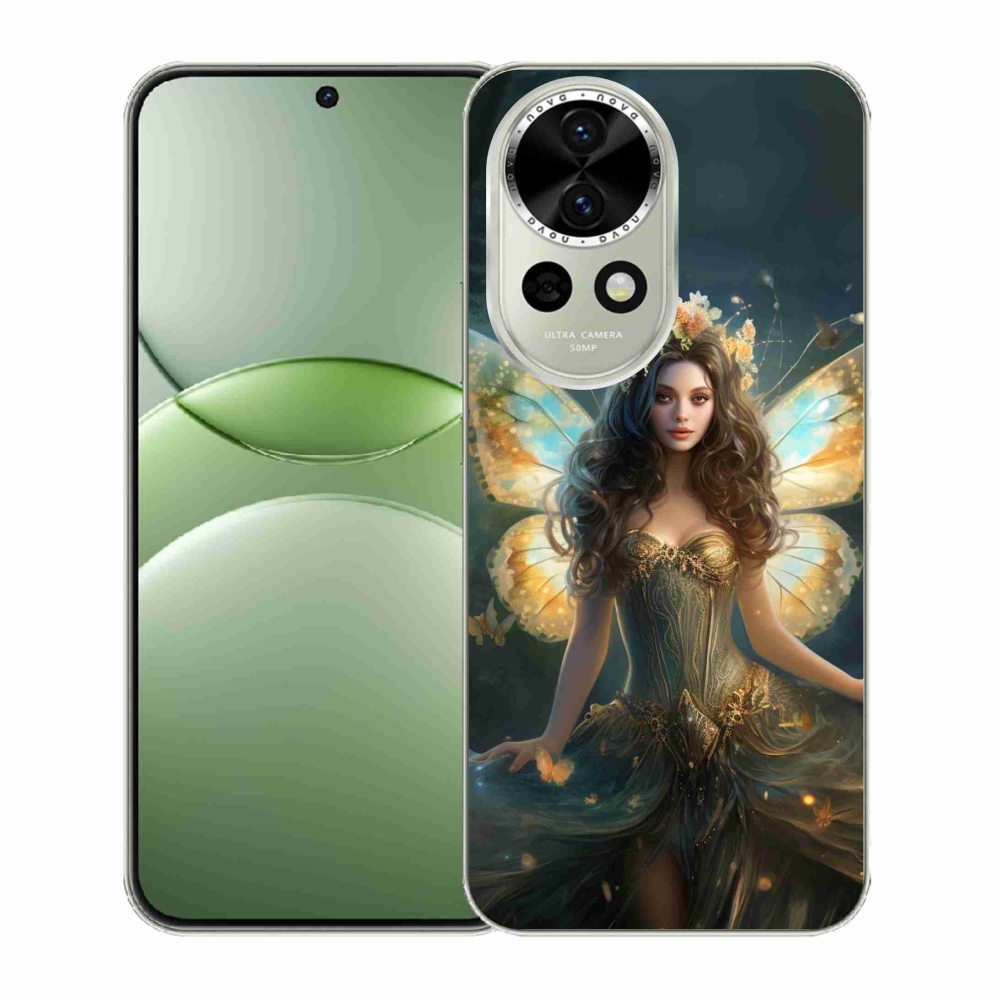 Gél borító mmCase a Huawei Nova 13 5G-n - pillangó nő