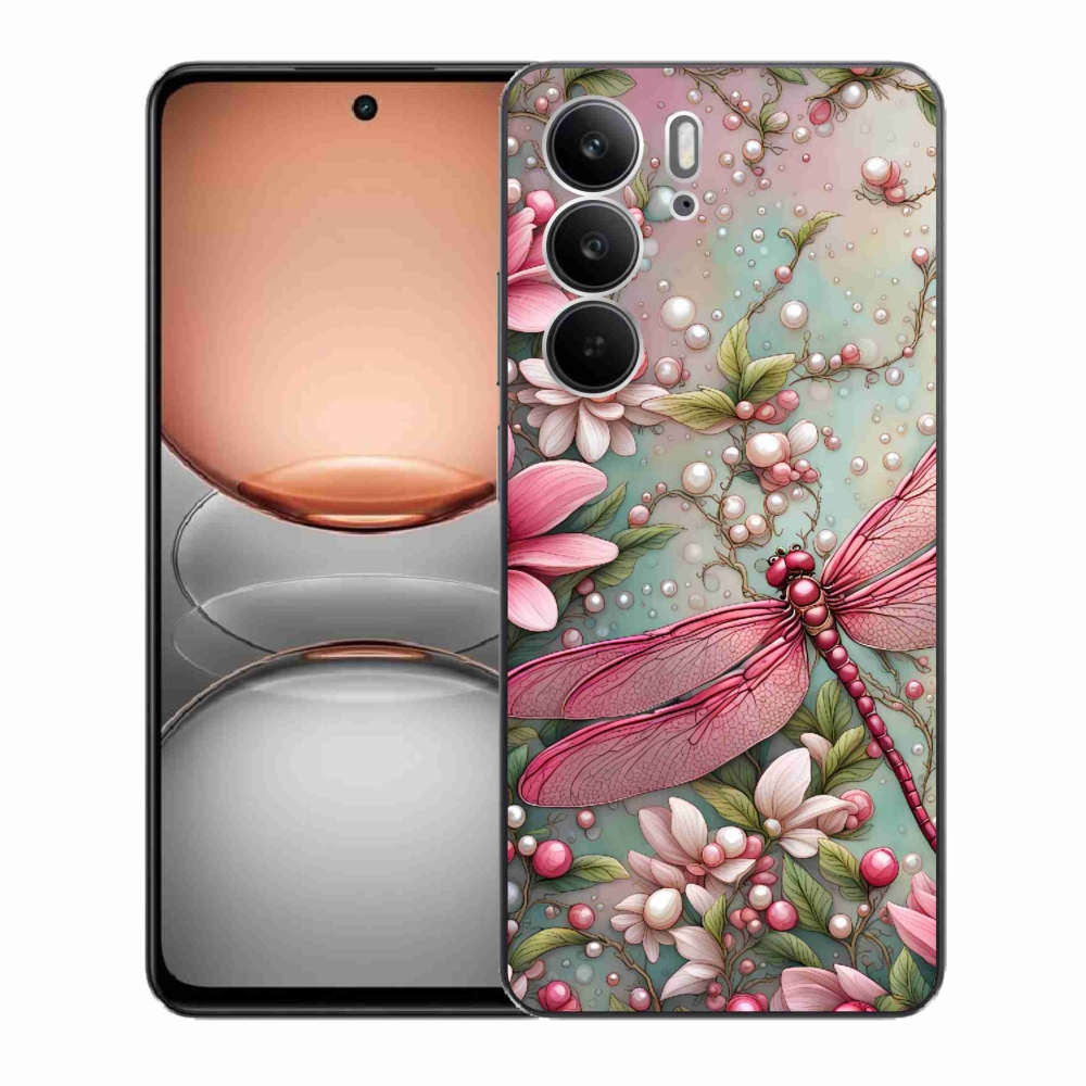 Gél borítás mmCase a Realme C75 készülékhez - szitakötő