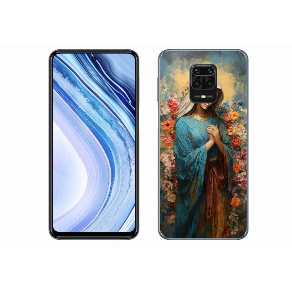 Gél borítás mmCase a Xiaomi Redmi Note 9 Pro-hoz - szent nő