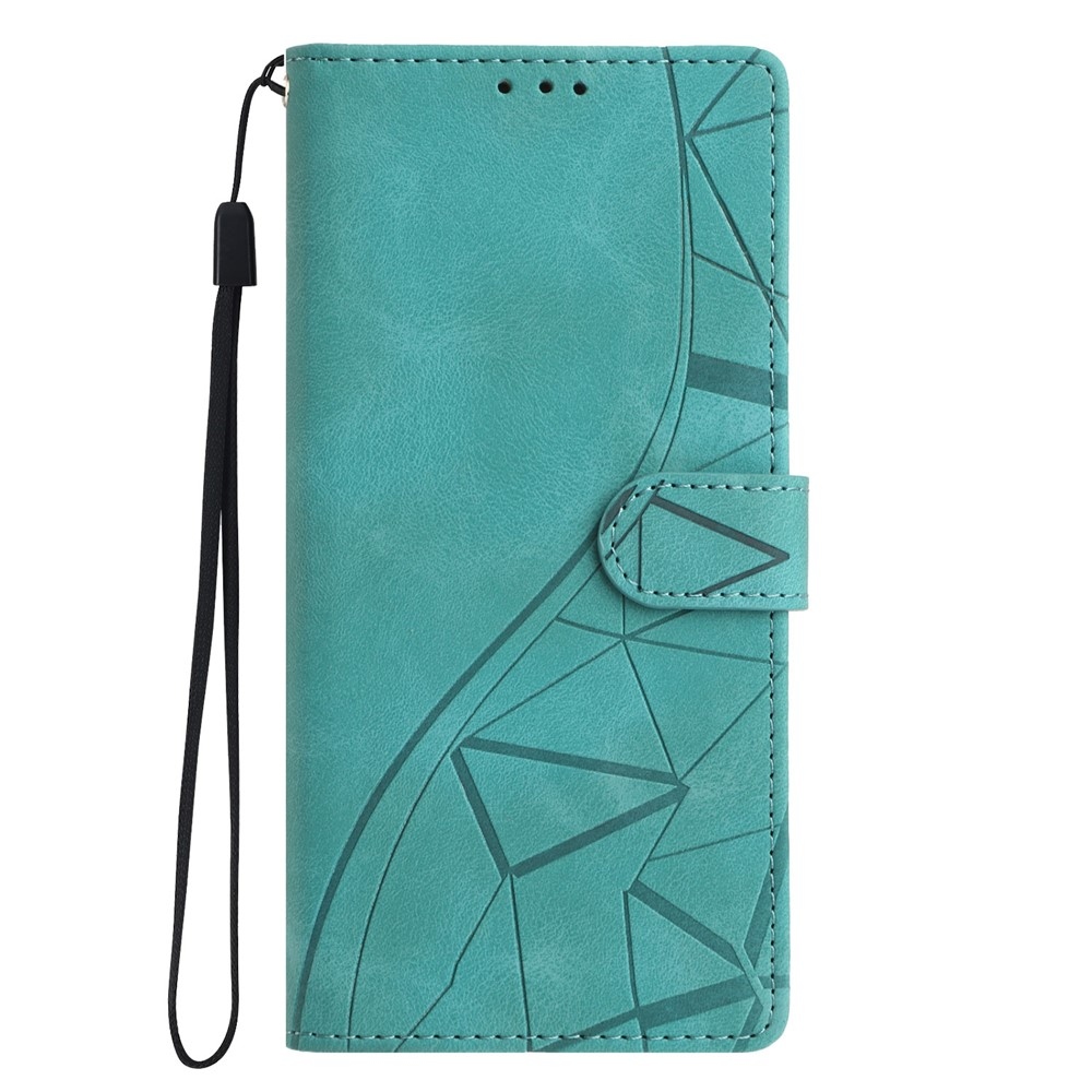 Háromszögek könyv tok Xiaomi 15T Pro - teal - teal