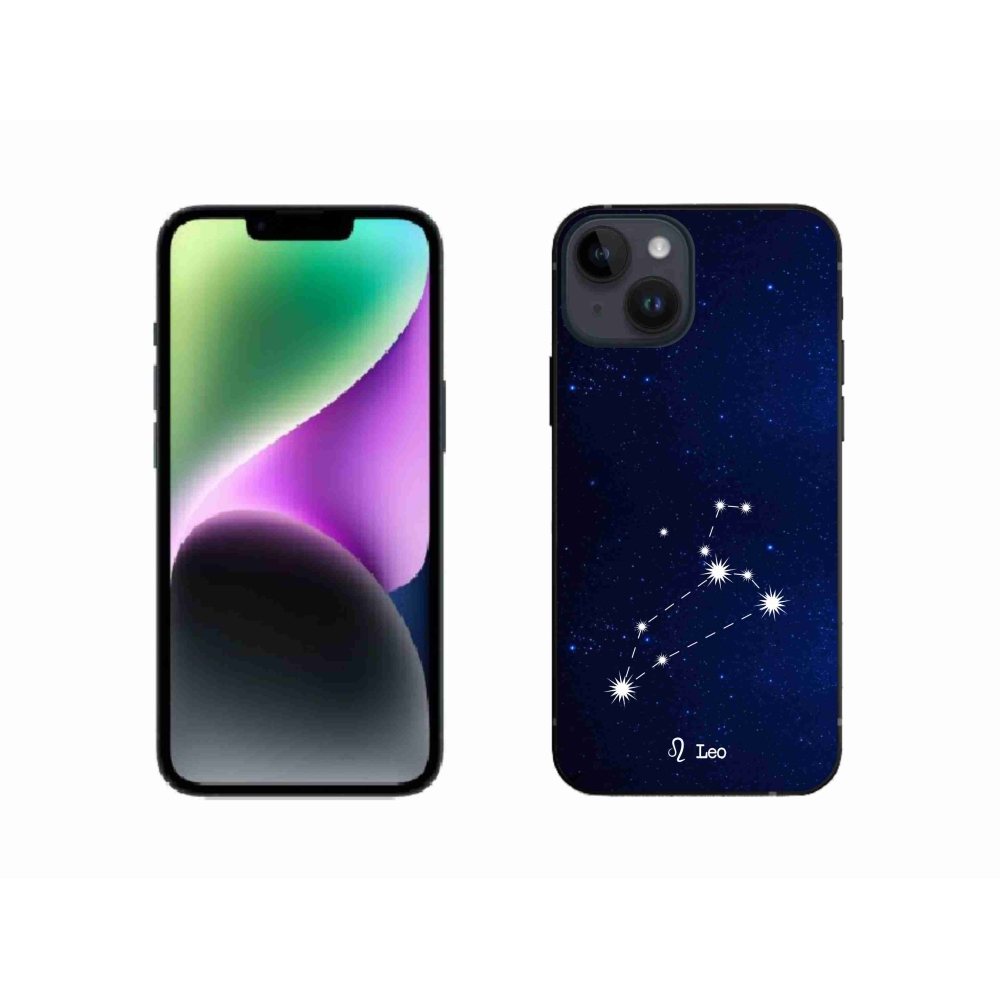 Zselés borítás mmCase iPhone 14 készülékhez - Oroszlán csillagkép