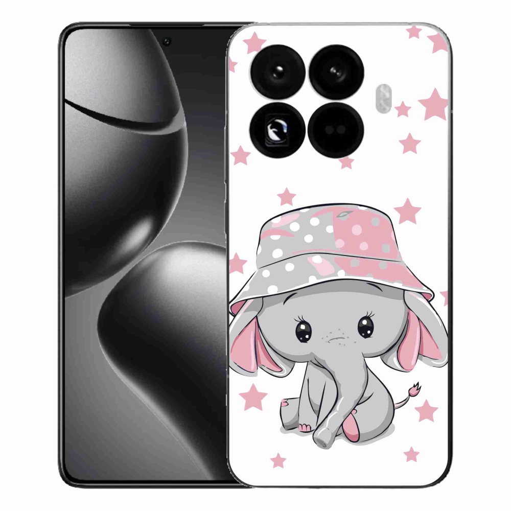 Gél borítás mmCase a Xiaomi 15T Pro számára - rózsaszín elefánt