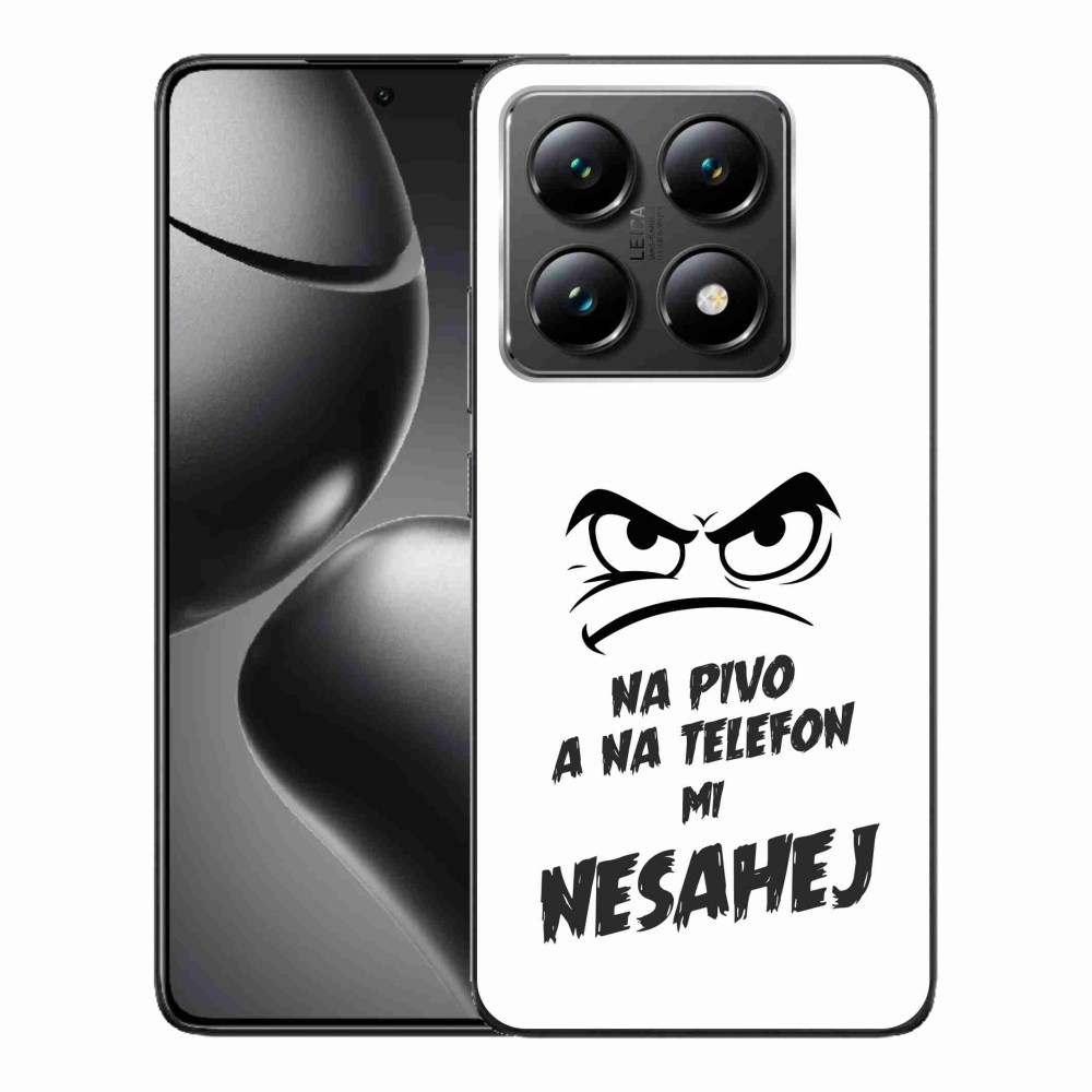 Gél borító mmCase a Xiaomi 14T-hez - sör motívum 2 fehér háttérrel