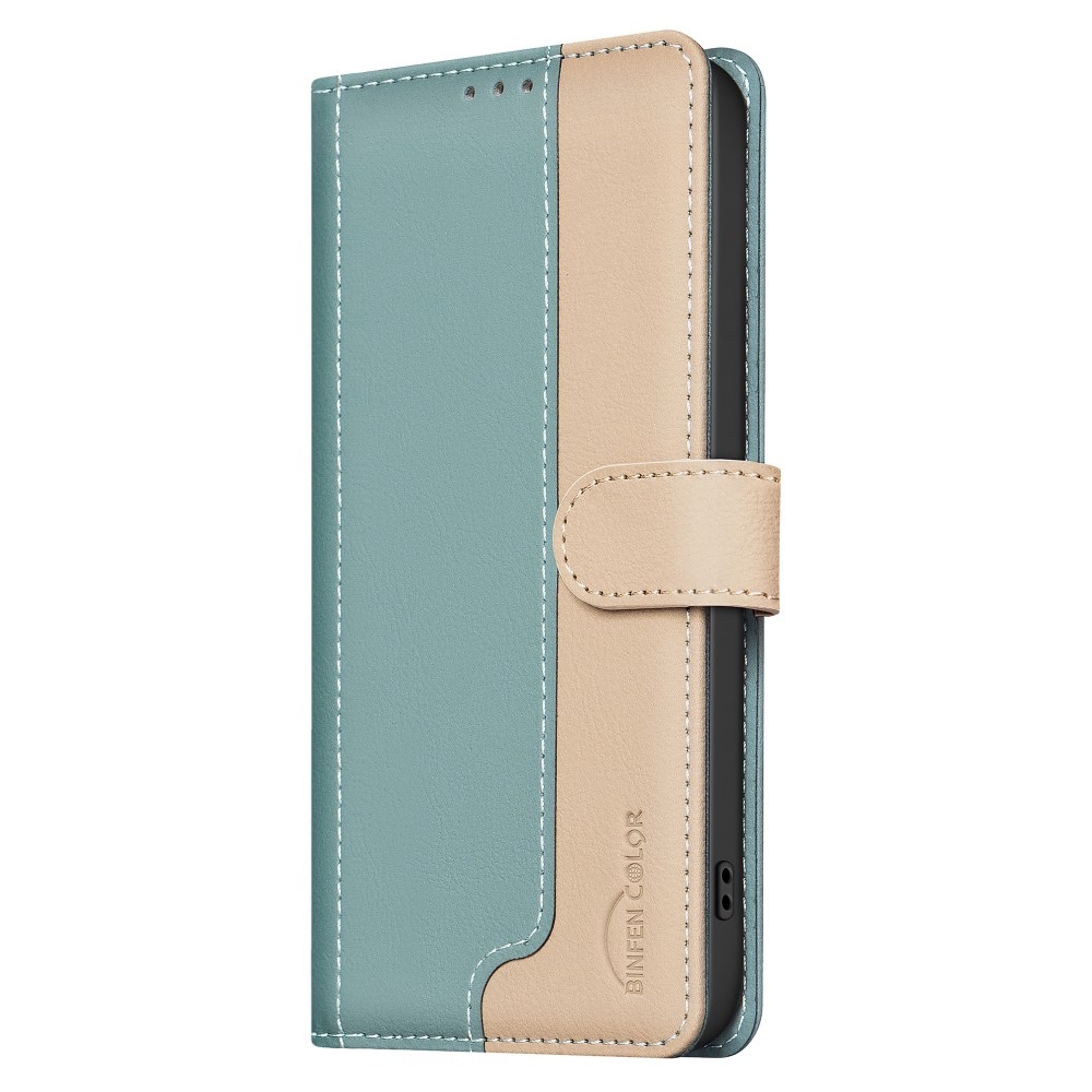 BNF DUO könyvtáska Xiaomi 15 Pro-hoz - zöld