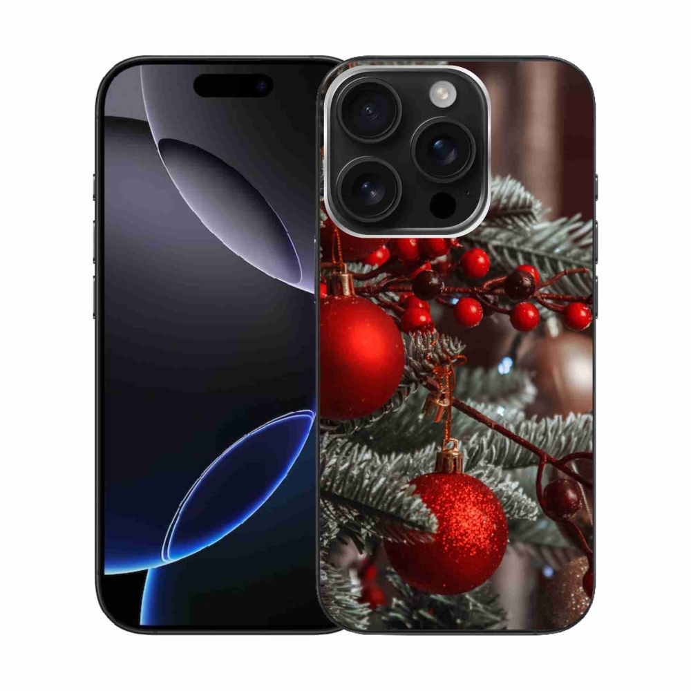 Gél borítás mmCase iPhone 16 Pro készülékhez - karácsonyi dekoráció 2