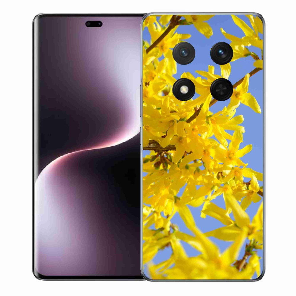 Gél borító mmCase a Honor Magic 7 Lite 5G készülékhez - sárga virágok