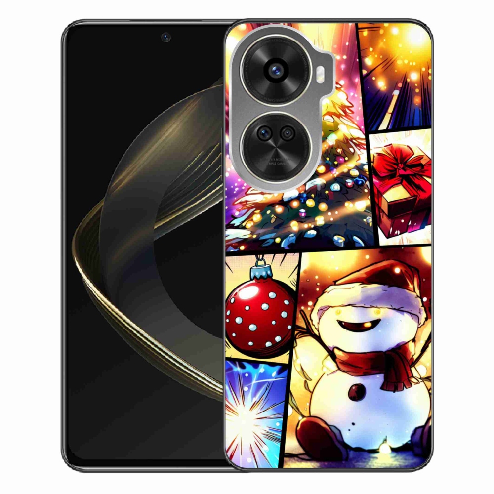 Gél borítás mmCase a Huawei Nova 12 SE-hez - karácsonyi motívumok 1