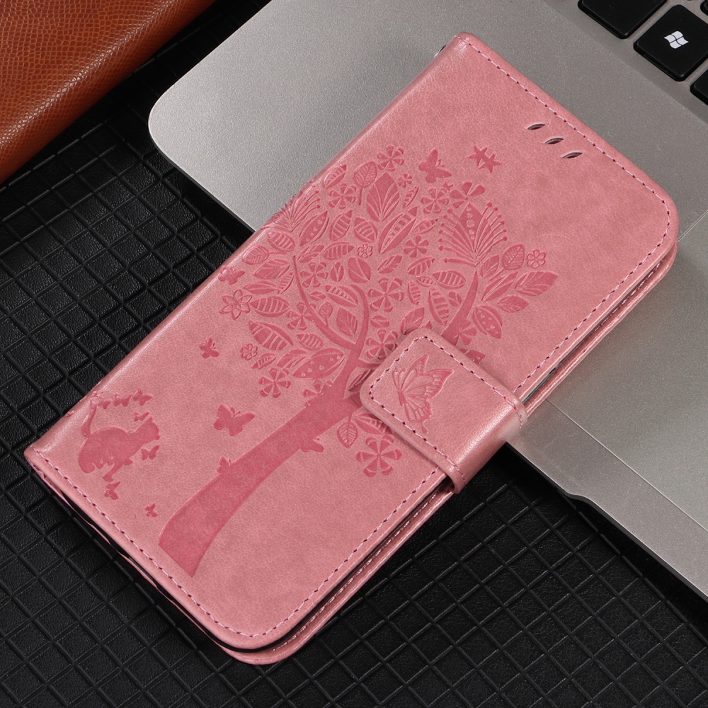 Fák könyve tok Xiaomi Redmi 15C 4G (171mm)/Poco C85 4G (171mm) - rózsaszínű