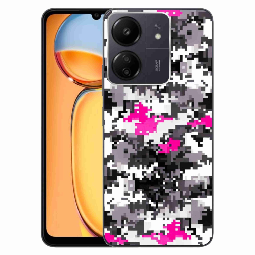 Gél borítás mmCase a Xiaomi Poco C65/Redmi 13C számára - terepszínű minta 4