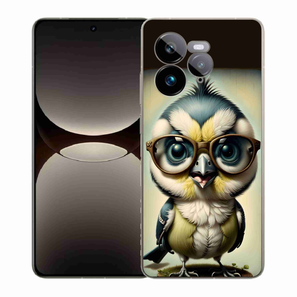 Zselés borítás mmCase a Realme GT 7 Pro 5G - kölyök szemüveggel