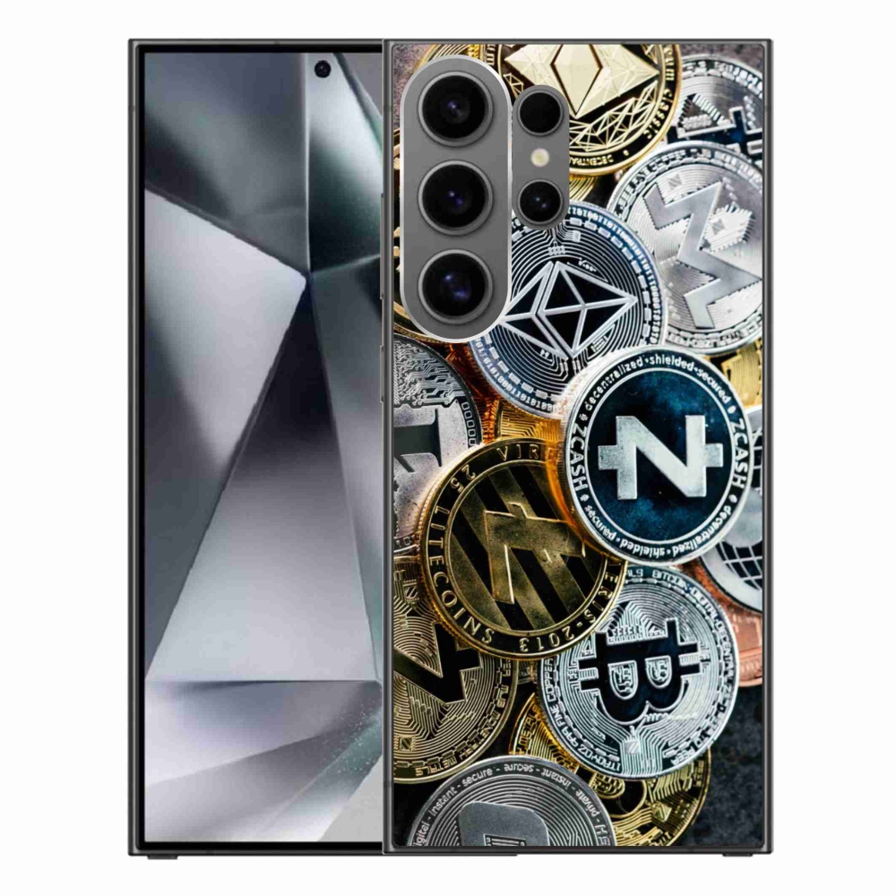 Gél borítás mmCase Samsung Galaxy S24 Ultra - kriptovaluták