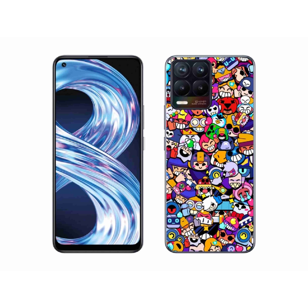 Gél borítás mmCase a Realme 8 4G-n - verekedés csillagok 2