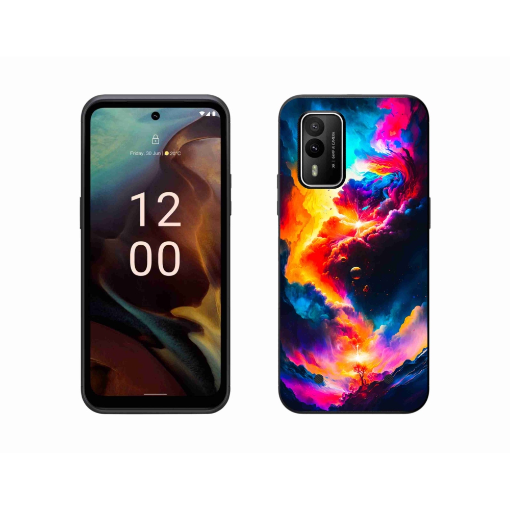 Zselés borítás mmCase a Nokia XR21 készülékhez - absztrakt motívum