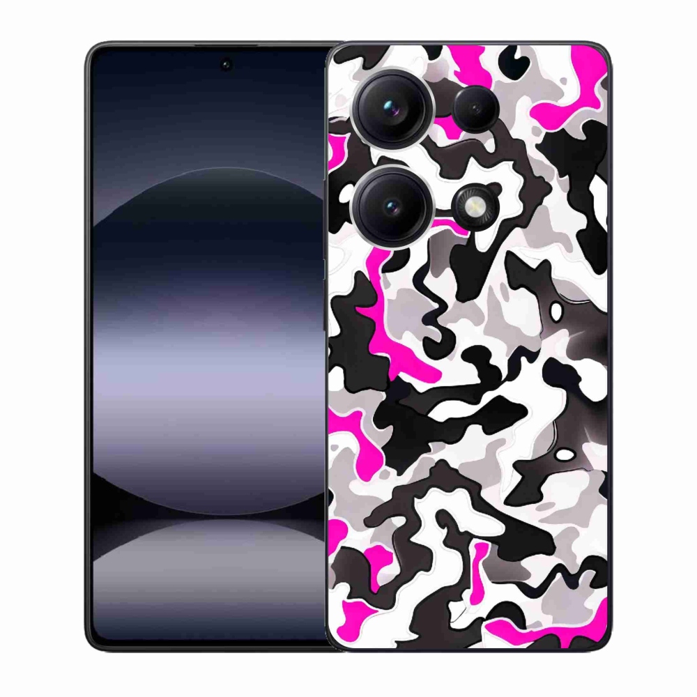 Gél borítás mmCase a Xiaomi Redmi Note 14S-hez - terepszínű minta 5