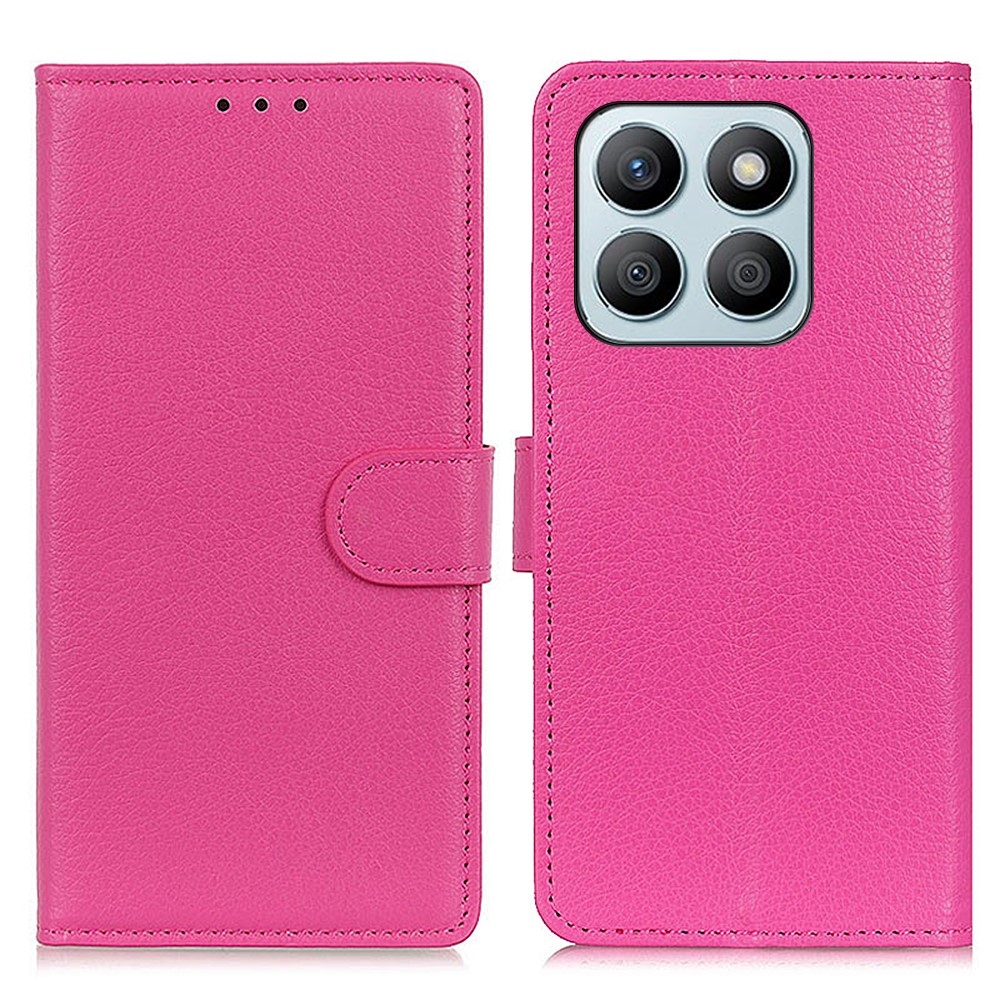 Litchie könyv tok Honor X8b-hez - rózsaszínű