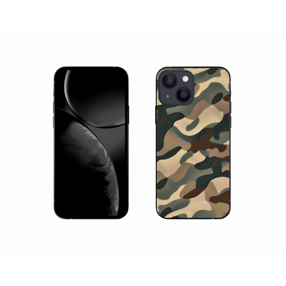 Zselés borítás mmCase iPhone 13 mini 5.4 készülékhez - terepszínű minta 11